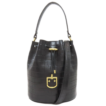 Furla Embossed 2WAY Handbag Leather Ladies [Used]