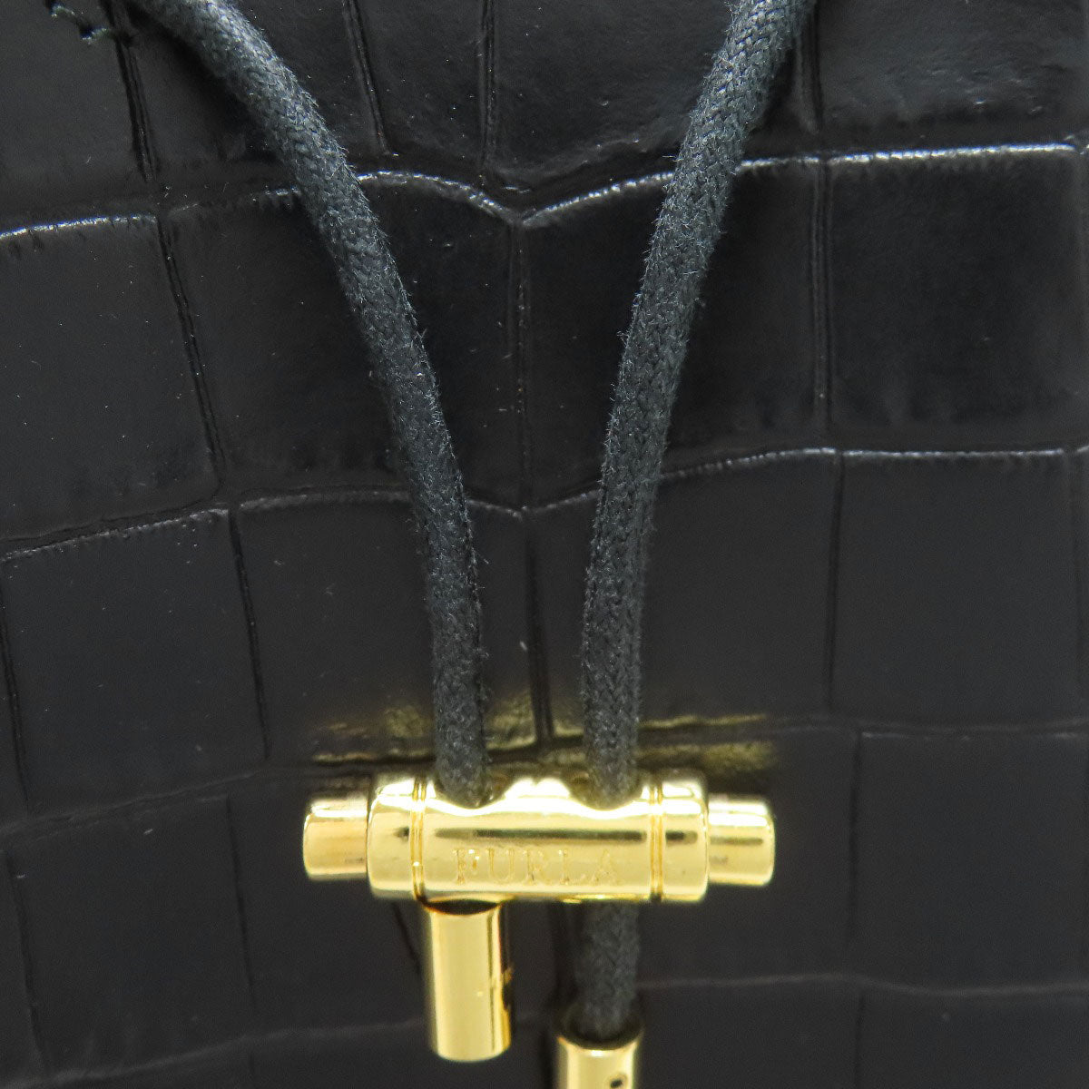 Furla Embossed 2WAY Handbag Leather Ladies [Used]