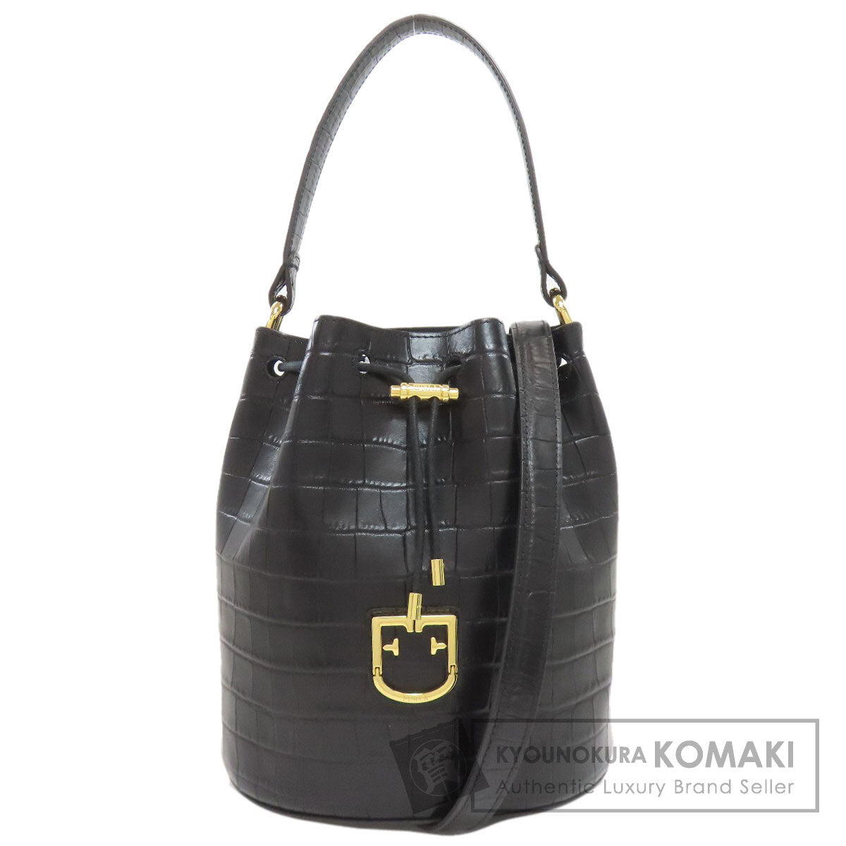 Furla Embossed 2WAY Handbag Leather Ladies [Used]