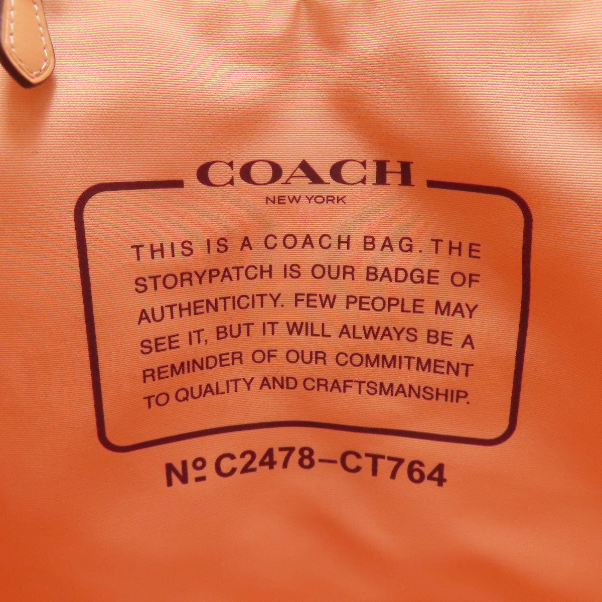COACH CT764 Signature Terry Tote Bag pile Ladies [Used]