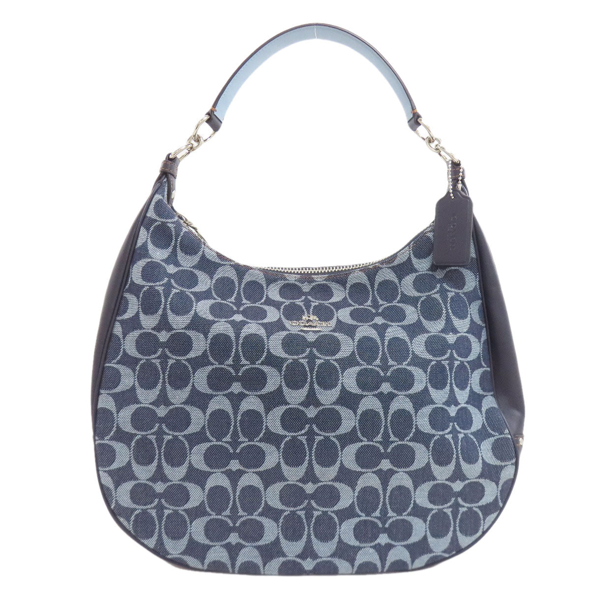 COACH F57912 Signature one belt Shoulder Bag Canvas Ladies [Used]