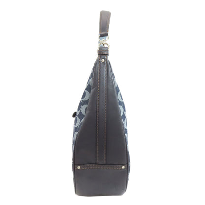 COACH F57912 Signature one belt Shoulder Bag Canvas Ladies [Used]