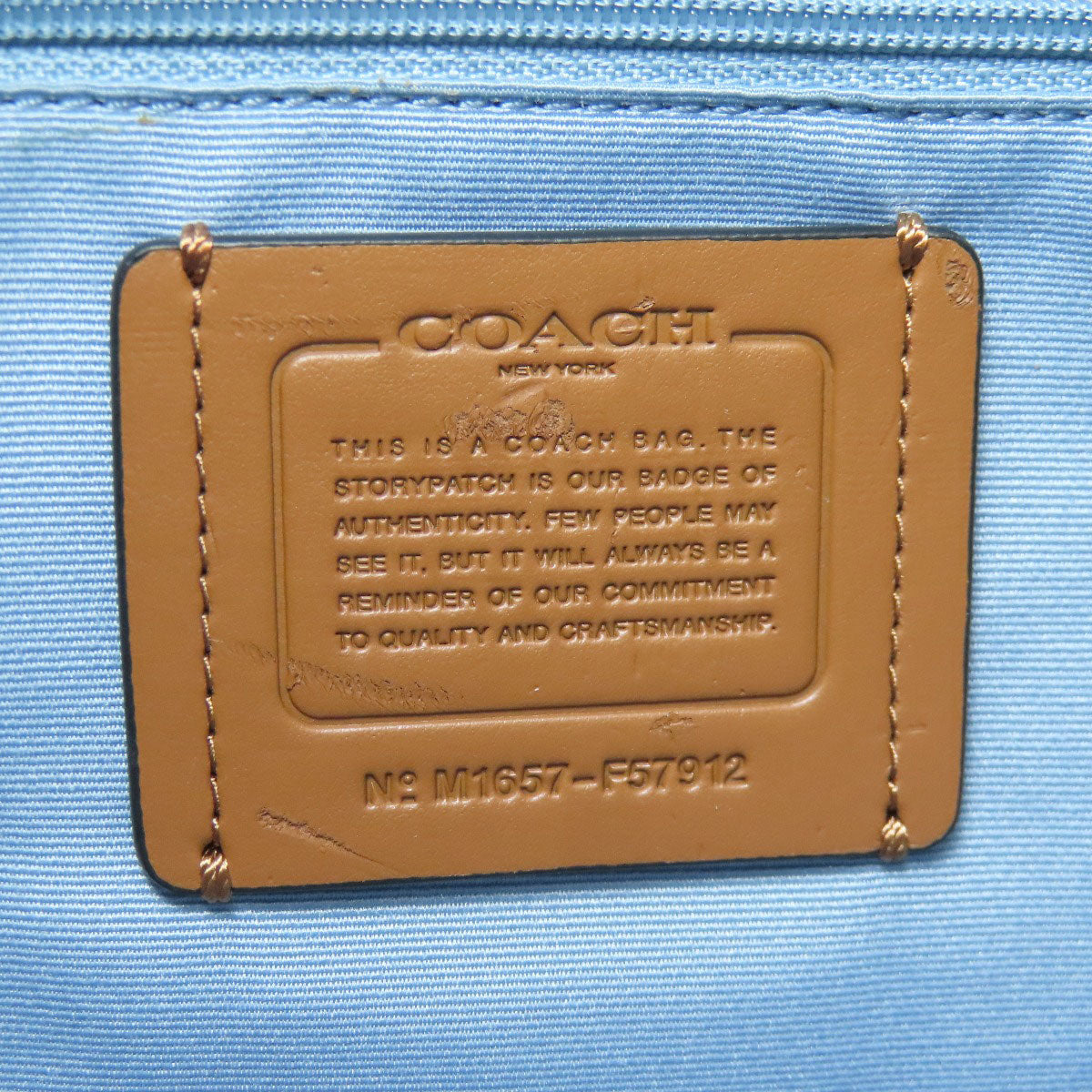 COACH F57912 Signature one belt Shoulder Bag Canvas Ladies [Used]