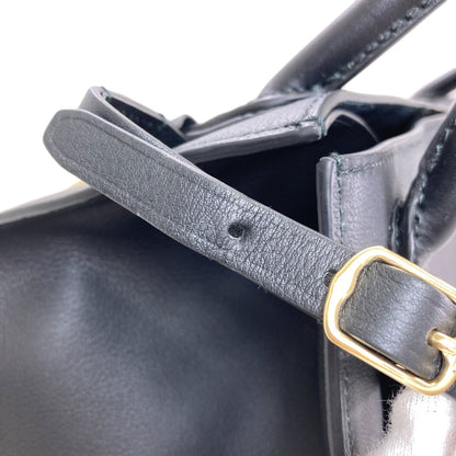 BALLY logo Tote Bag Leather Ladies [Used]