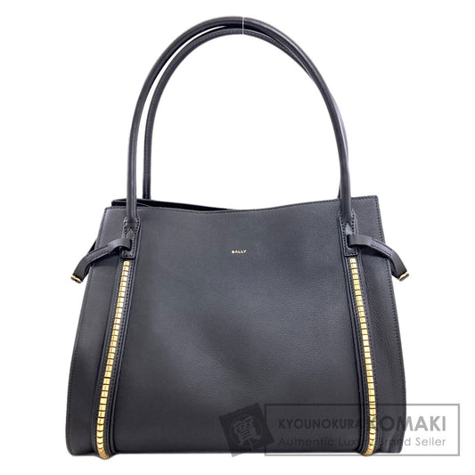 BALLY logo Tote Bag Leather Ladies [Used]