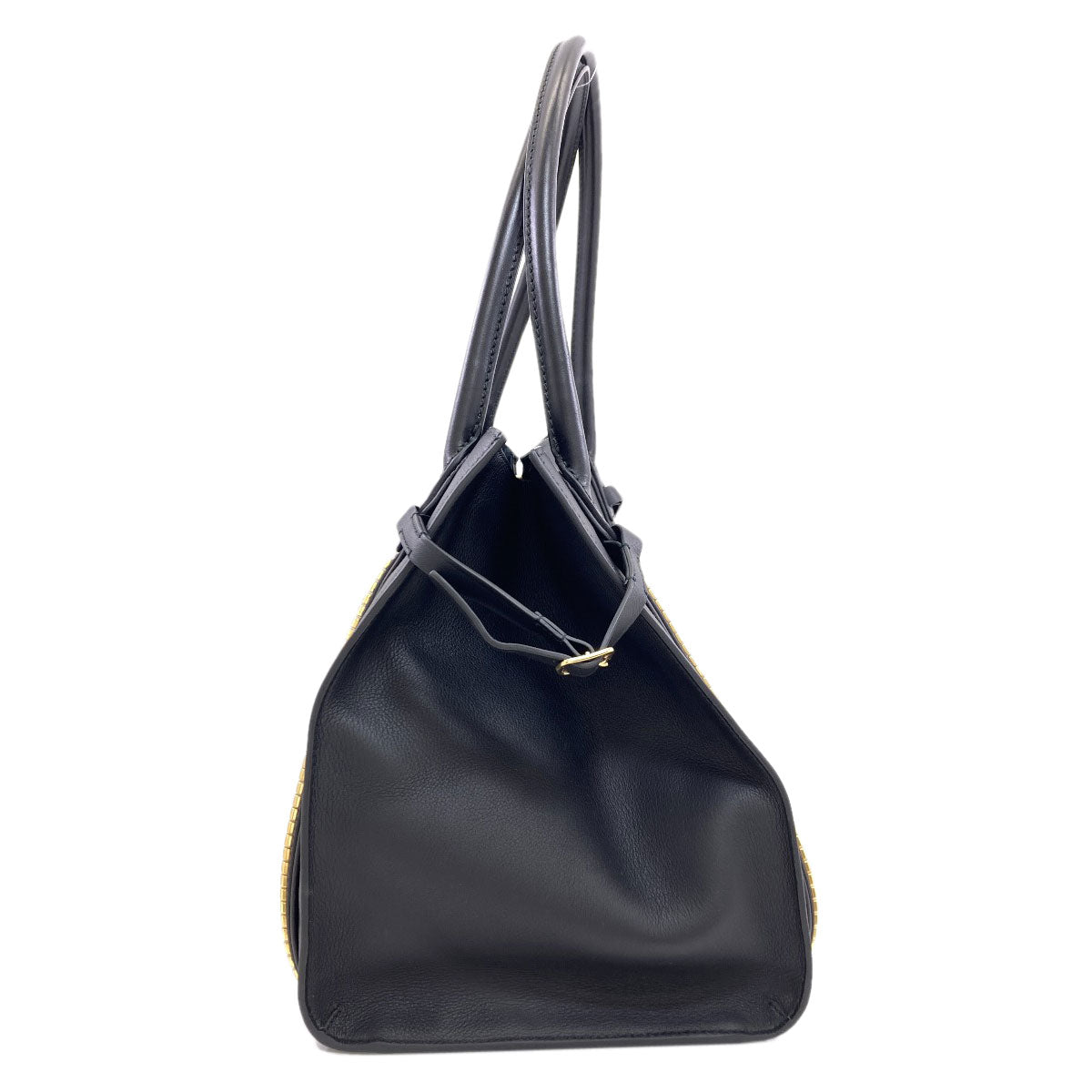 BALLY logo Tote Bag Leather Ladies [Used]