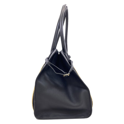 BALLY logo Tote Bag Leather Ladies [Used]
