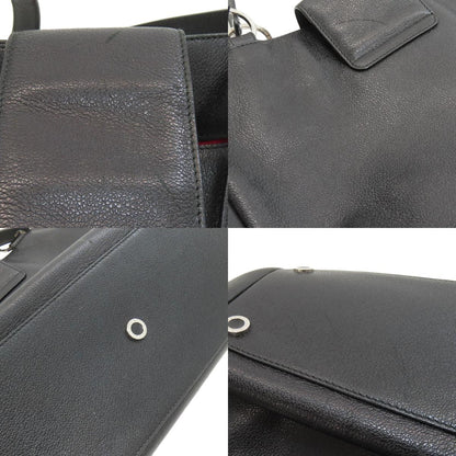 BVLGARI logo Tote Bag Leather Ladies [Used]