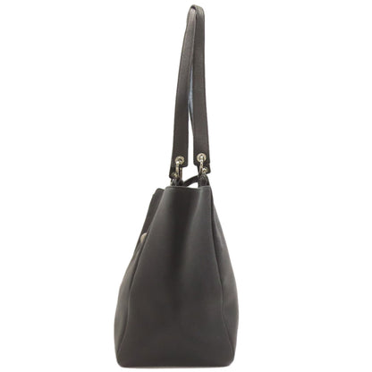 BVLGARI logo Tote Bag Leather Ladies [Used]