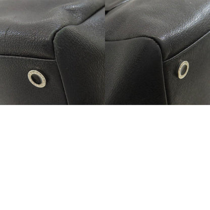 BVLGARI logo Tote Bag Leather Ladies [Used]