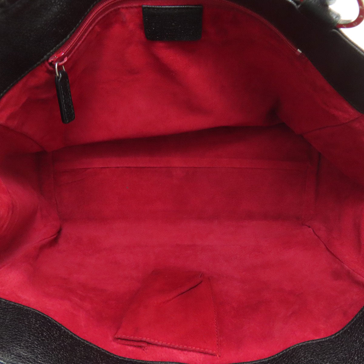 BVLGARI logo Tote Bag Leather Ladies [Used]