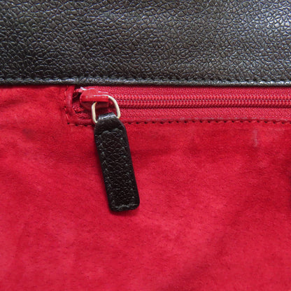 BVLGARI logo Tote Bag Leather Ladies [Used]