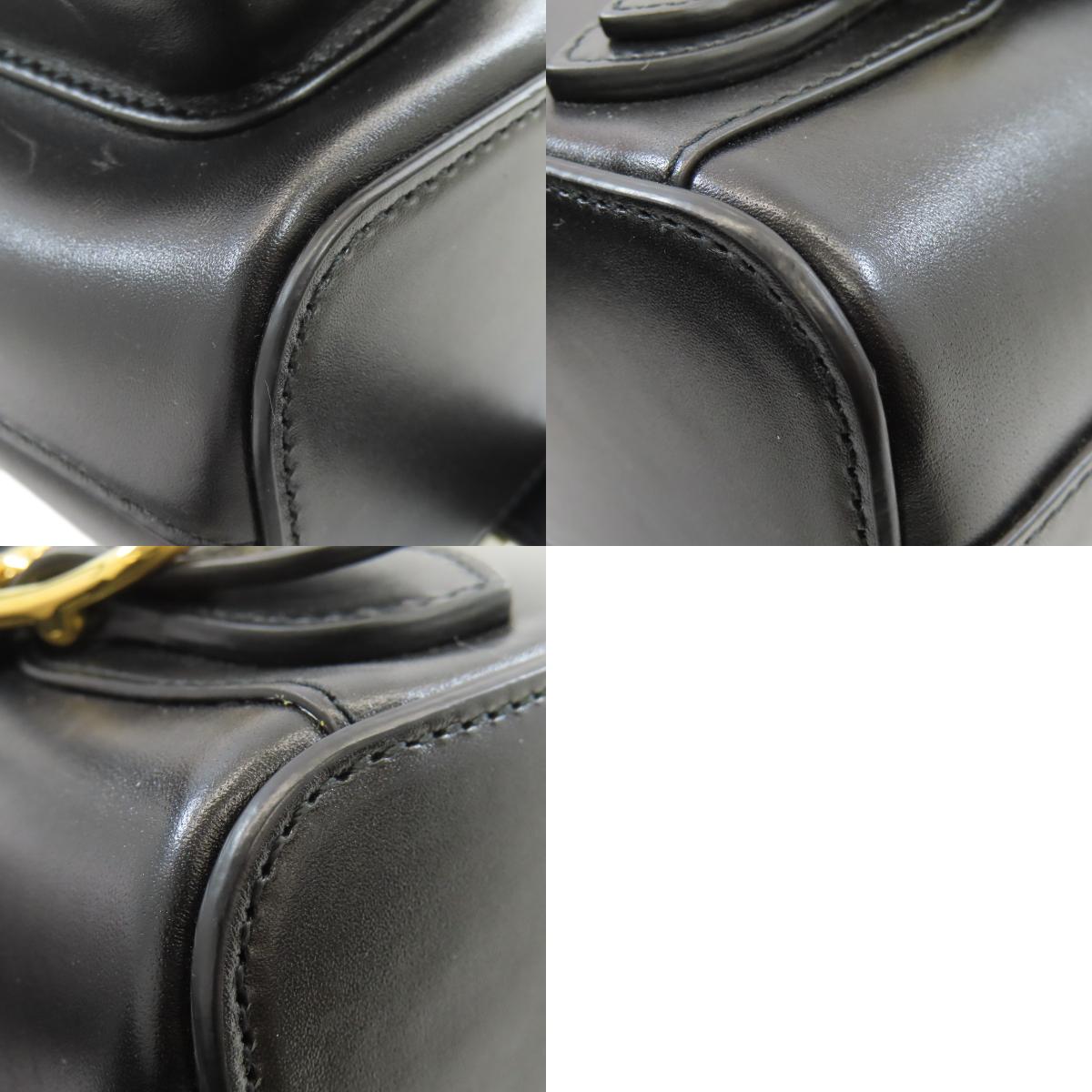 GUCCI 702101 Bamboo Backpack Â· Daypack Calf Ladies [Used]
