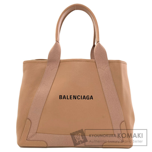BALENCIAGA 581292 NAVY CABAS S Handbag Calf Ladies [Used]