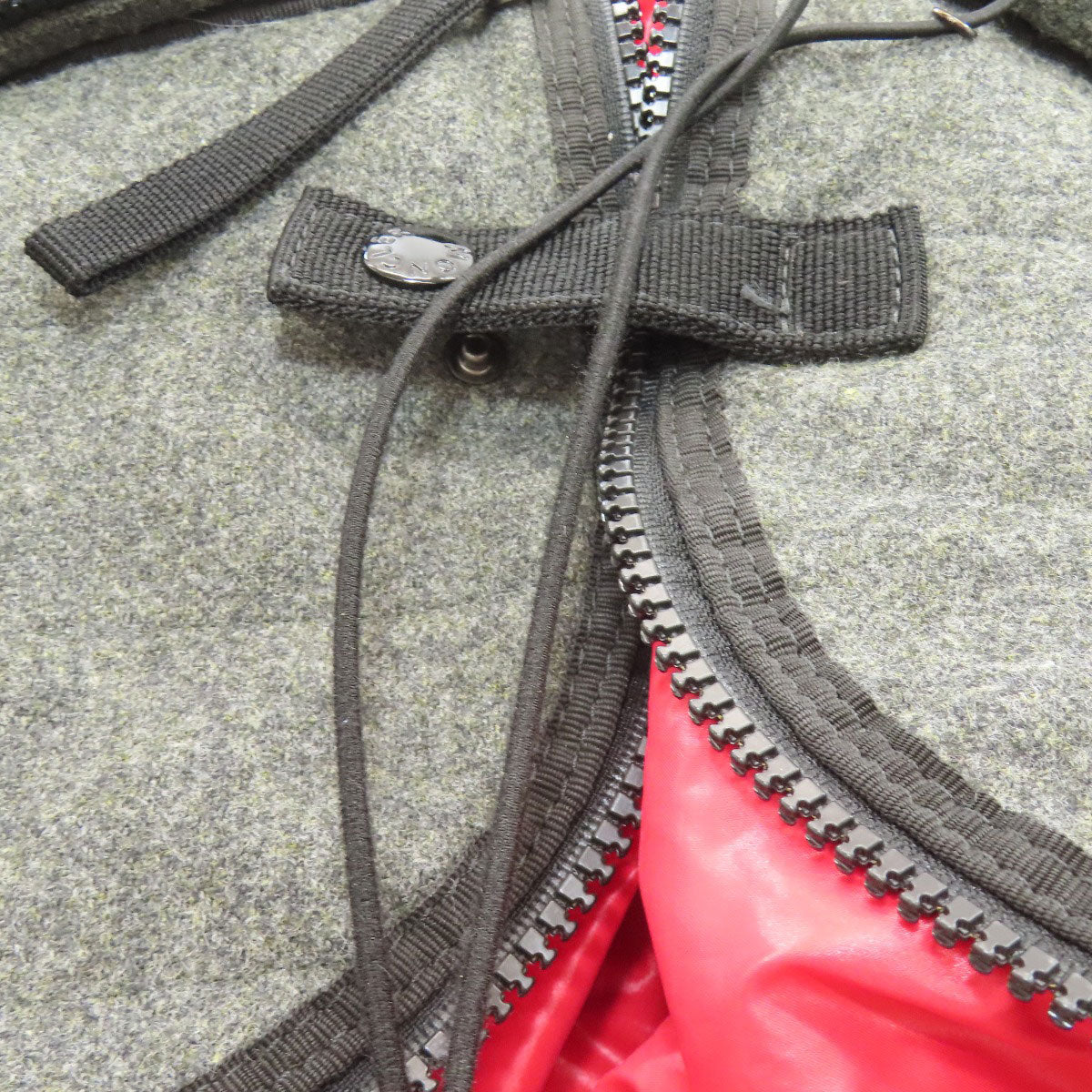 MONCLER logo Backpack Â· Daypack wool Ladies [Used]