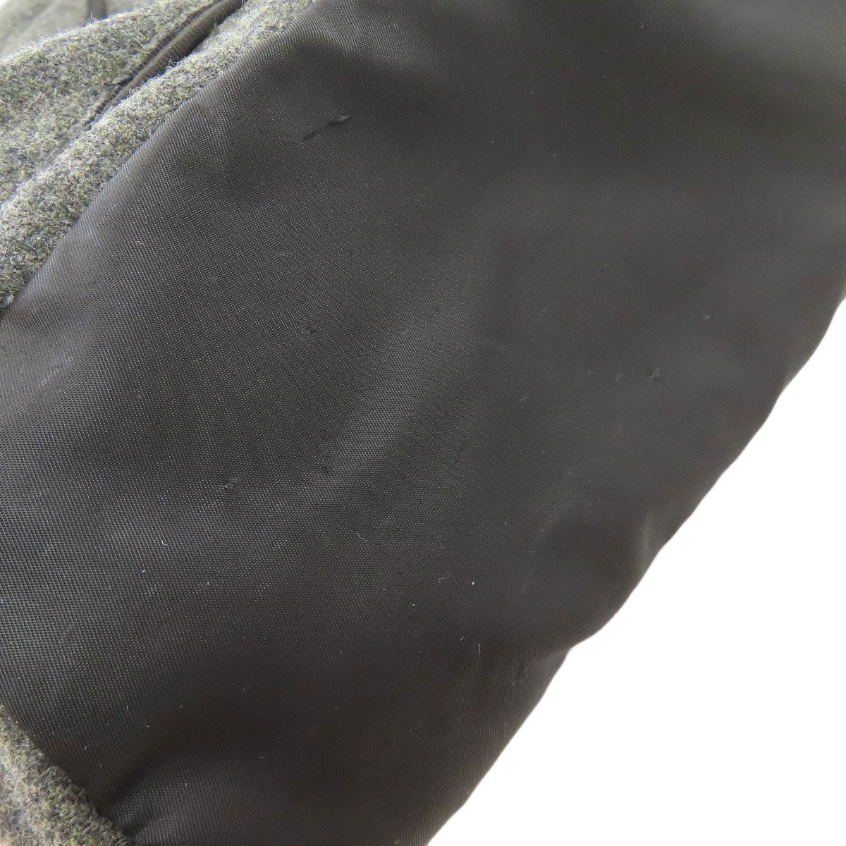 MONCLER logo Backpack Â· Daypack wool Ladies [Used]