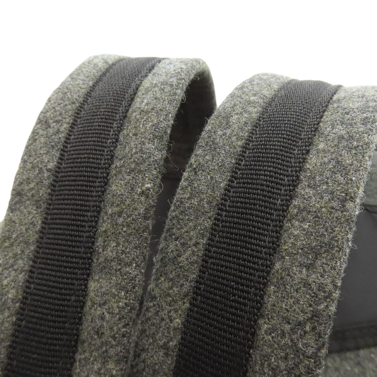 MONCLER logo Backpack Â· Daypack wool Ladies [Used]