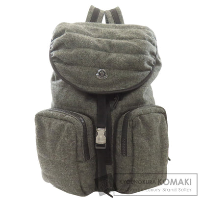 MONCLER logo Backpack Â· Daypack wool Ladies [Used]
