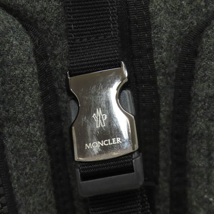 MONCLER logo Backpack Â· Daypack wool Ladies [Used]