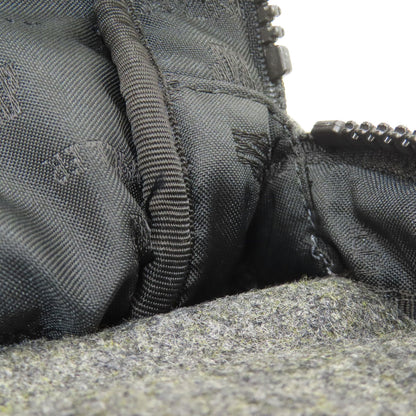MONCLER logo Backpack Â· Daypack wool Ladies [Used]