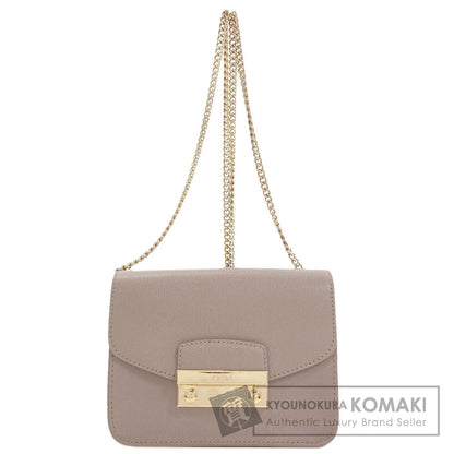 Furla Julia ChainShoulder Shoulder Bag Leather Ladies [Used]