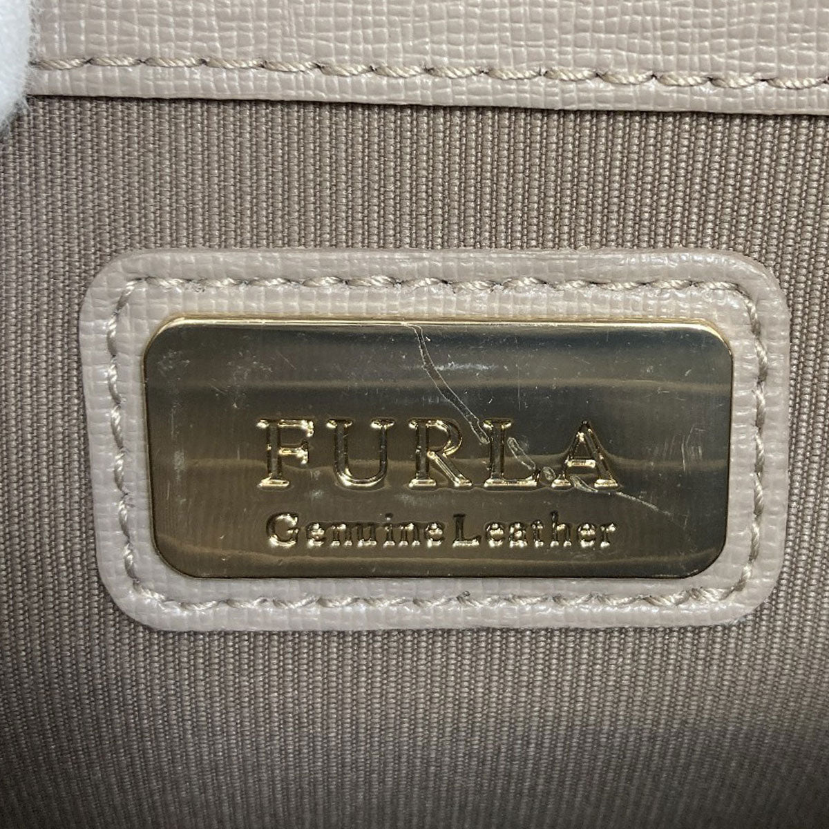 Furla Julia ChainShoulder Shoulder Bag Leather Ladies [Used]