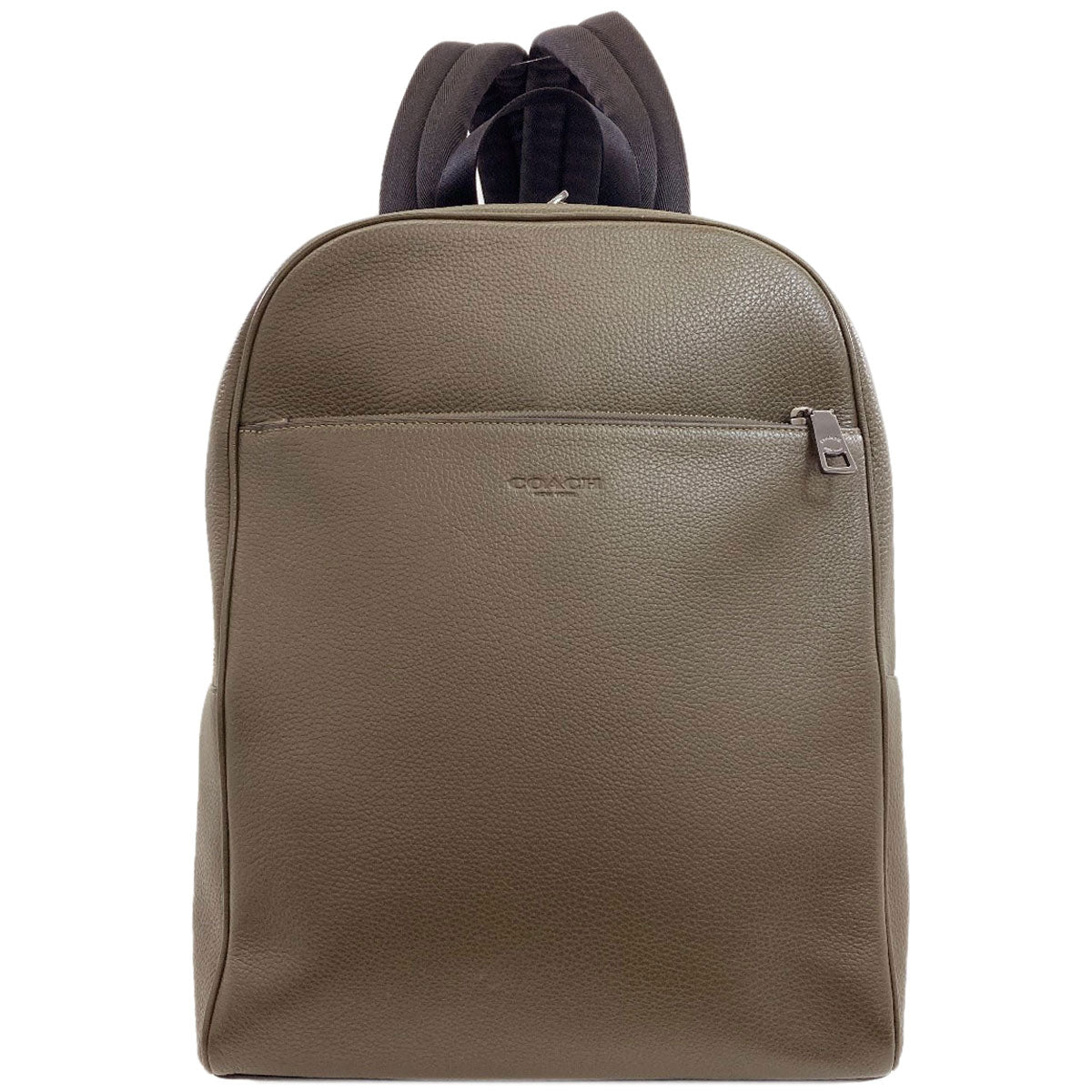 COACH CAJ66 logo Backpack Â· Daypack Leather Ladies [Used]