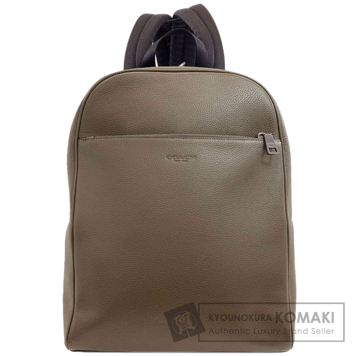COACH CAJ66 logo Backpack Â· Daypack Leather Ladies [Used]