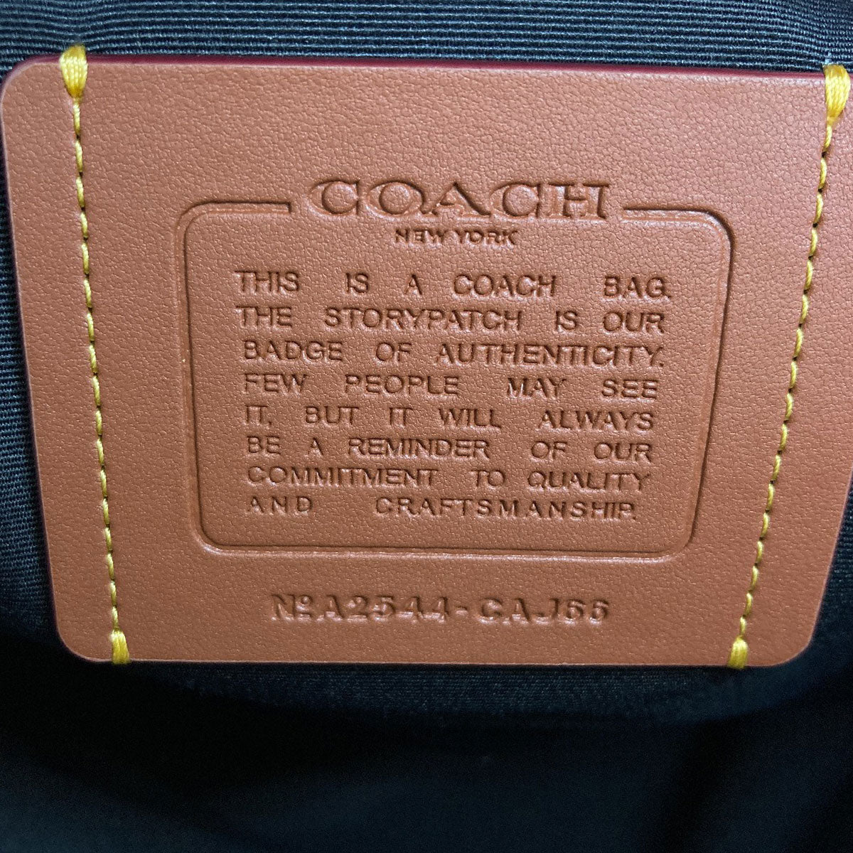 COACH CAJ66 logo Backpack Â· Daypack Leather Ladies [Used]