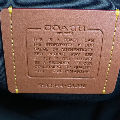 COACH CAJ66 logo Backpack Â· Daypack Leather Ladies [Used]