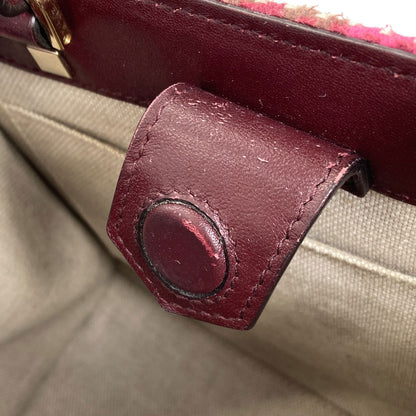 Jimmy Choo Varennes 2WAY Handbag wool LeatherLadies [Used]