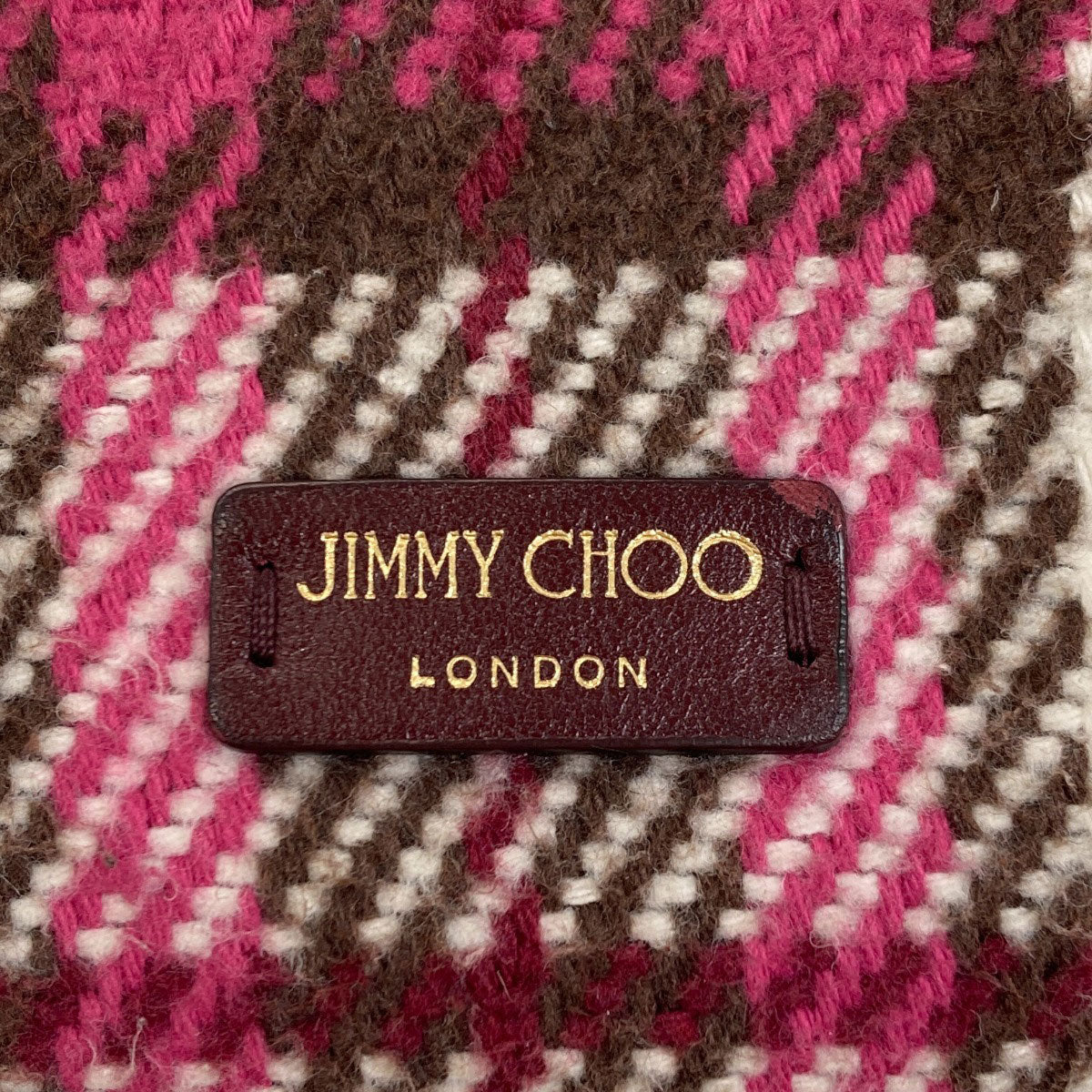 Jimmy Choo Varennes 2WAY Handbag wool LeatherLadies [Used]