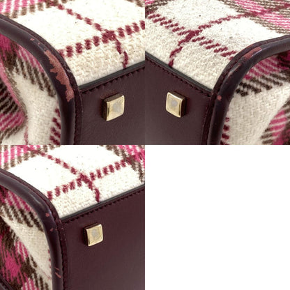 Jimmy Choo Varennes 2WAY Handbag wool LeatherLadies [Used]