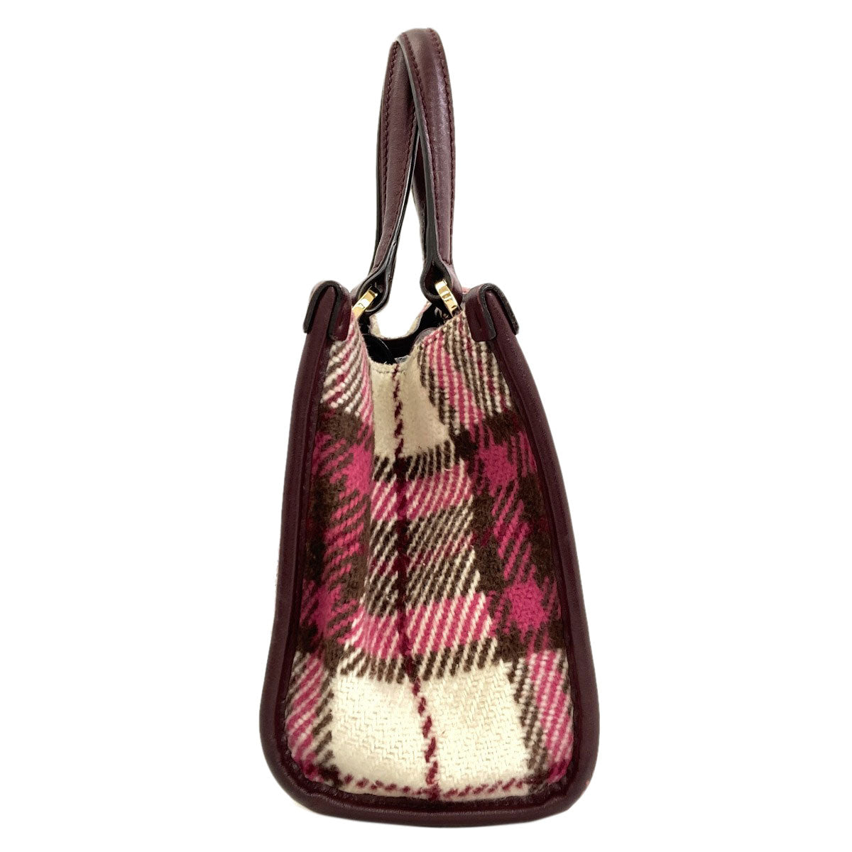 Jimmy Choo Varennes 2WAY Handbag wool LeatherLadies [Used]