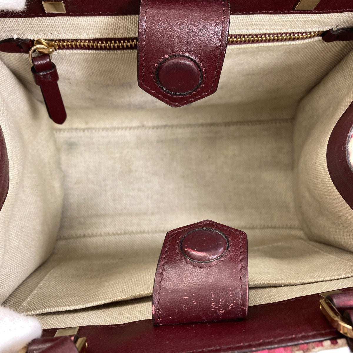 Jimmy Choo Varennes 2WAY Handbag wool LeatherLadies [Used]
