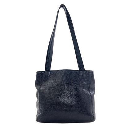 CHANEL COCO Mark GoldHardware Tote Bag Grained Calfskin Skin Ladies [Used]