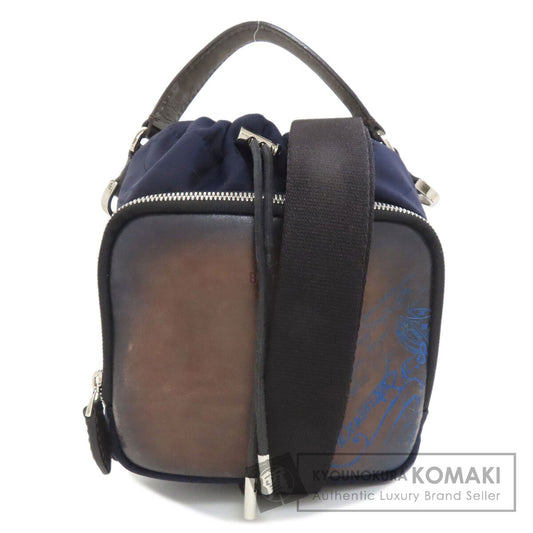 Berluti Hike On Mini Shoulder Bag Handbag Nylon Leathermens [Used]