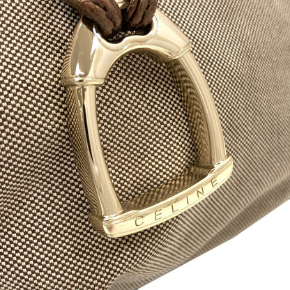 CELINE Carriage pattern Handbag Canvas Ladies [Used]