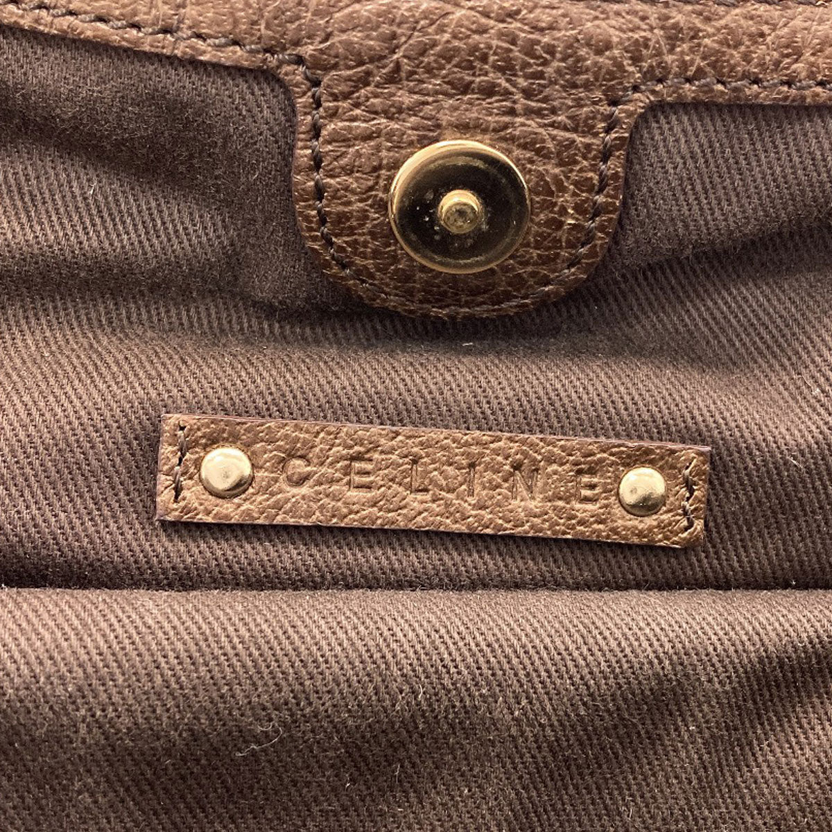 CELINE Carriage pattern Handbag Canvas Ladies [Used]