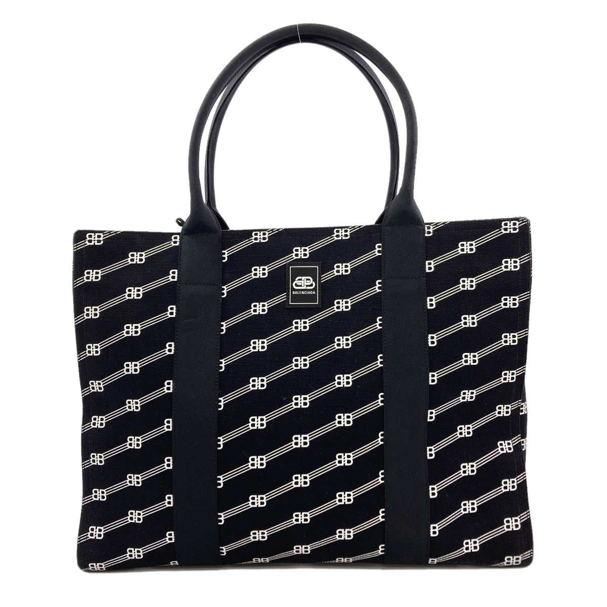 BALENCIAGA 621826 BBMonogram Tote Bag Canvas Ladies [Used]