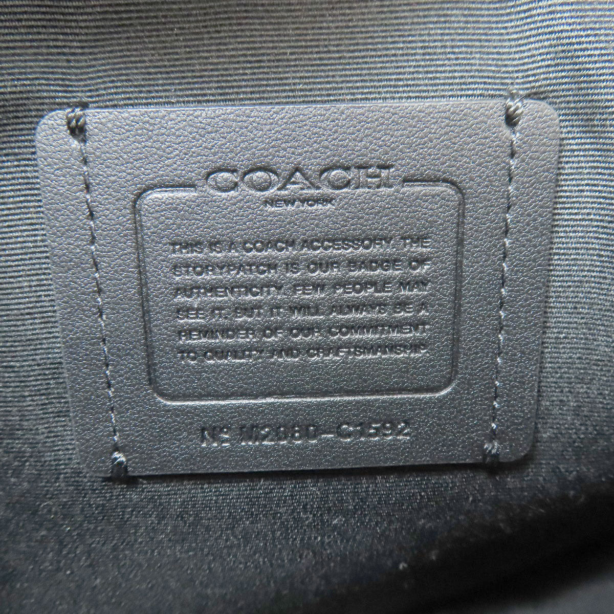 COACH C1592 Heritage Convertible Shoulder Bag Leather Ladies [Used]