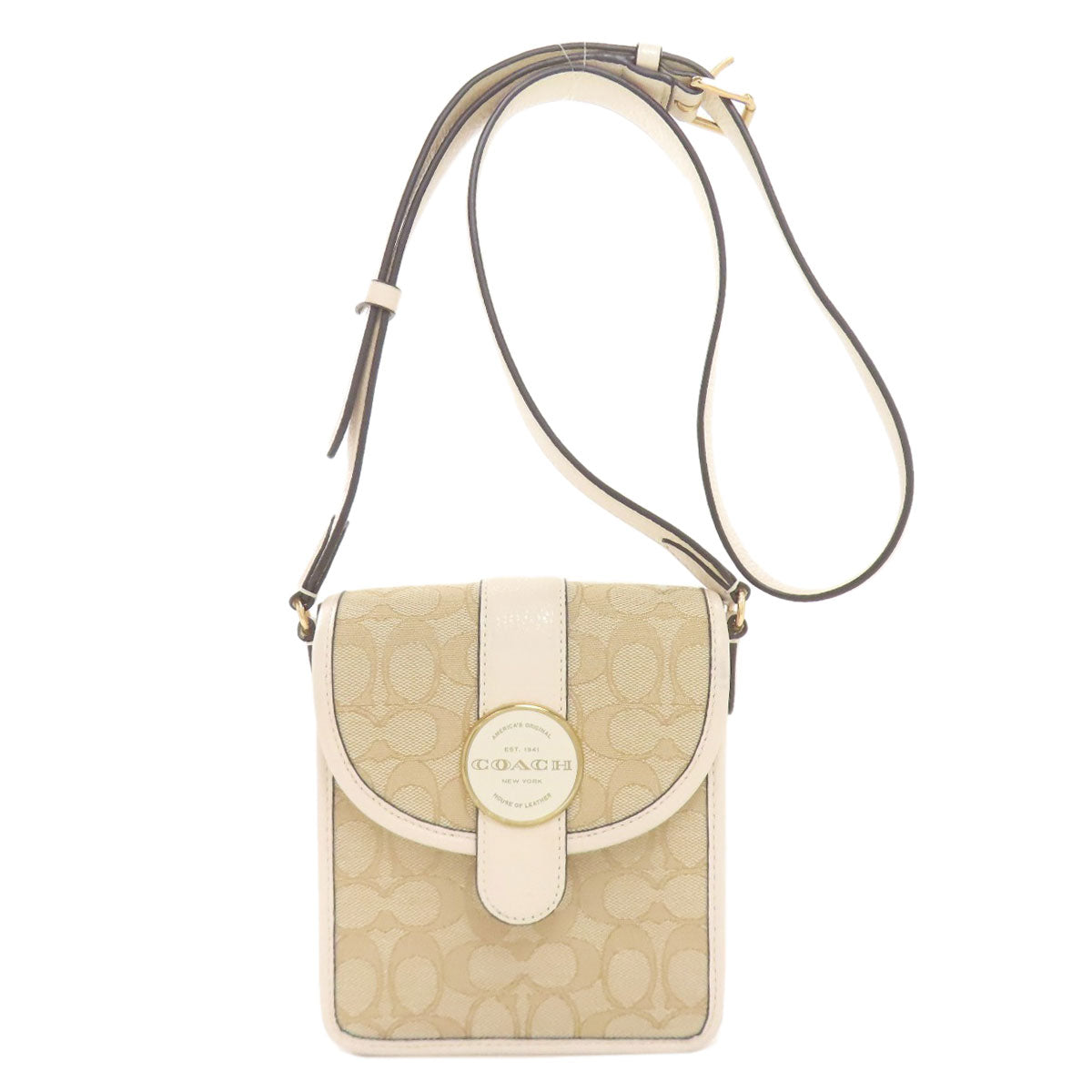 COACH C8321 Signature Shoulder Bag Canvas Ladies [Used]