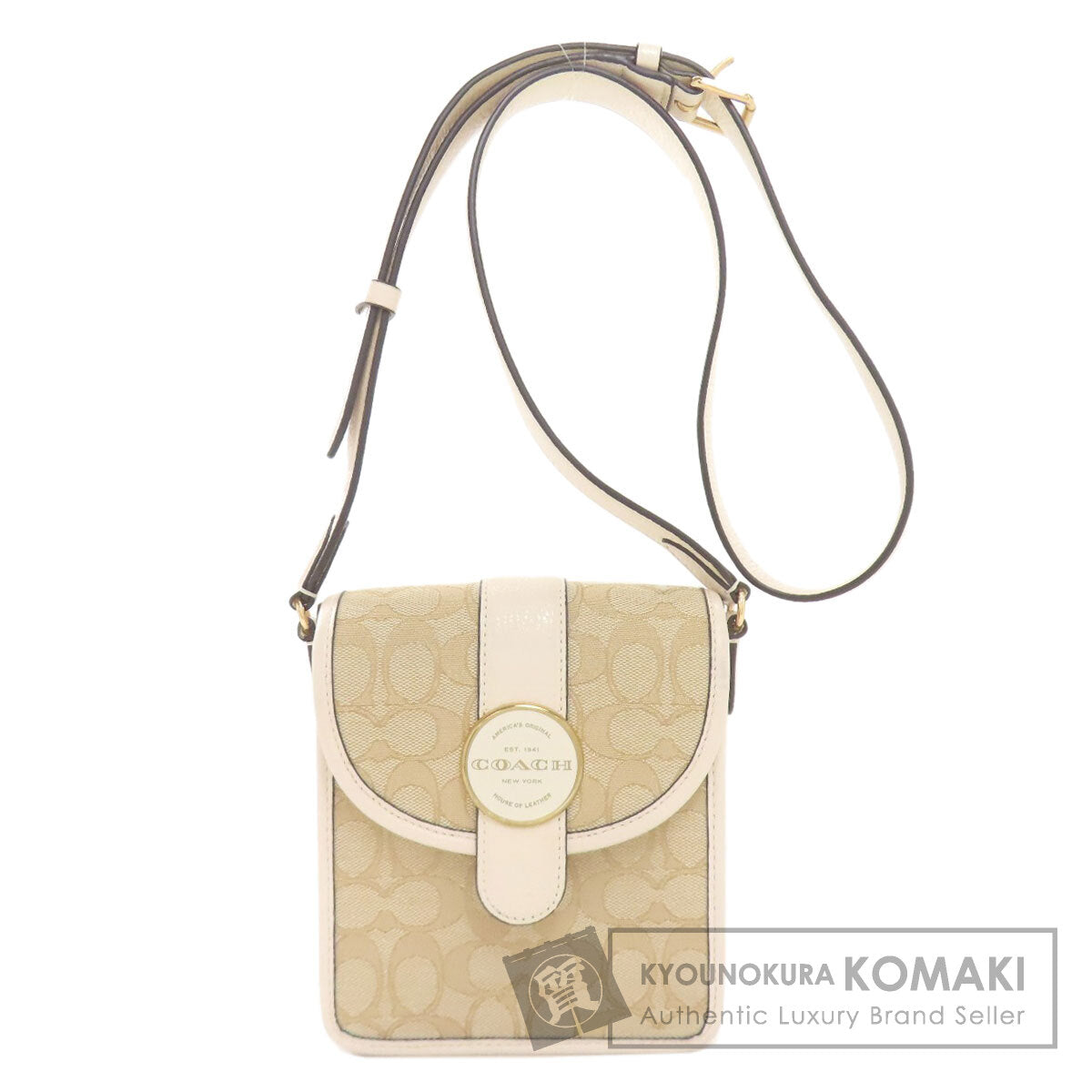 COACH C8321 Signature Shoulder Bag Canvas Ladies [Used]