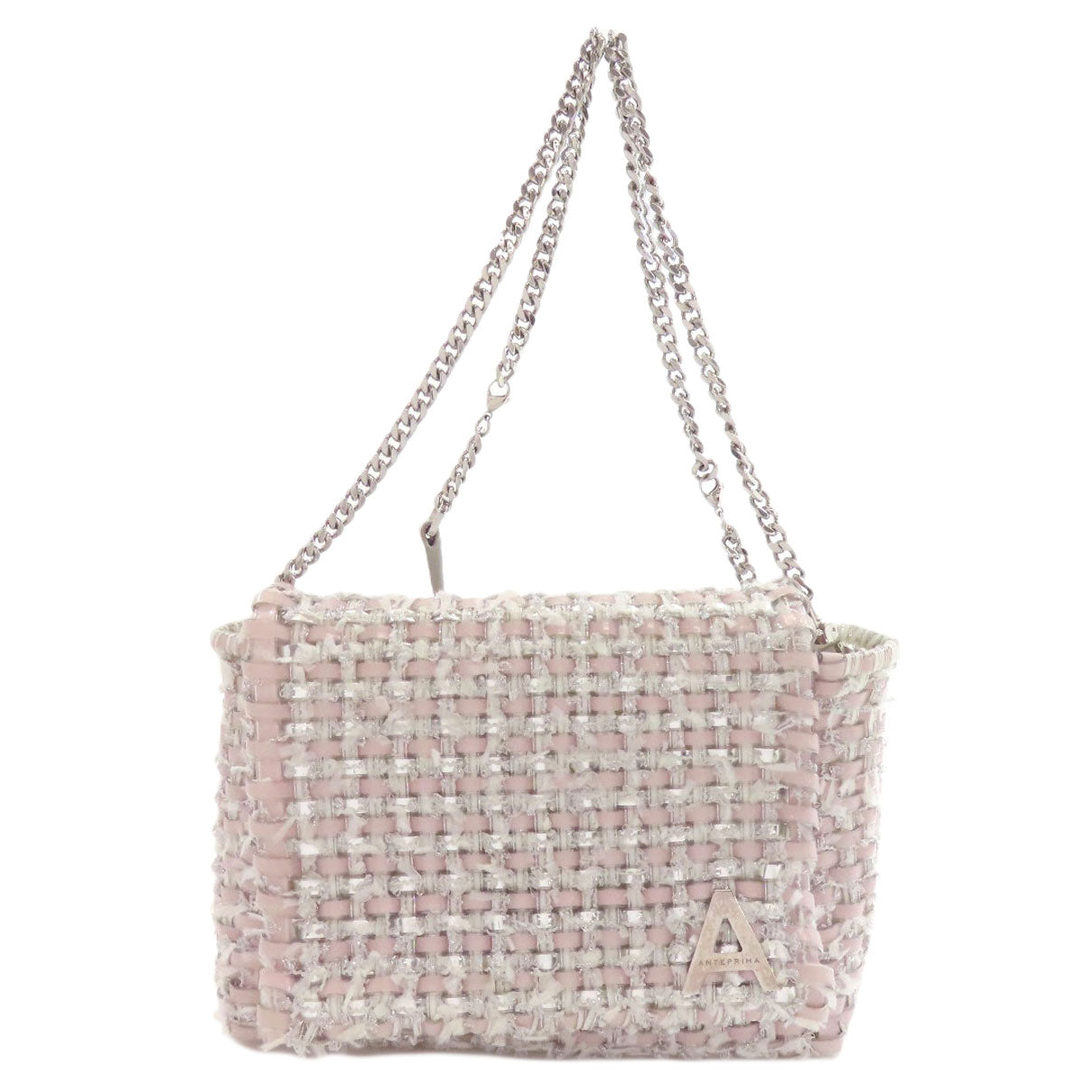 ANTEPRIMA Wire Bag Intrecciato Tweed Shoulder Bag PVC Ladies [Used]