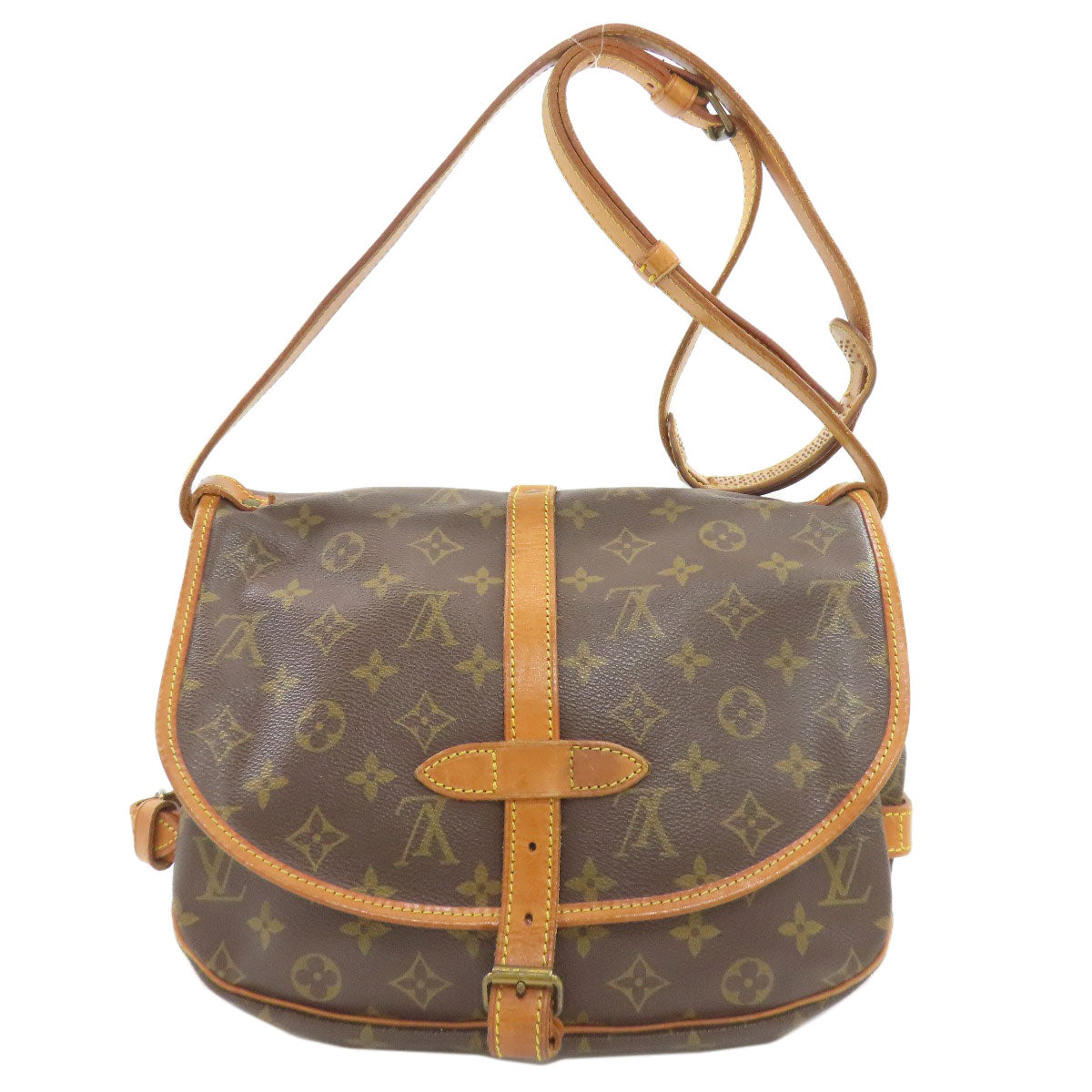LOUIS VUITTON M42256 Saumur 30 Shoulder Bag Monogram canvas Ladies [Used]