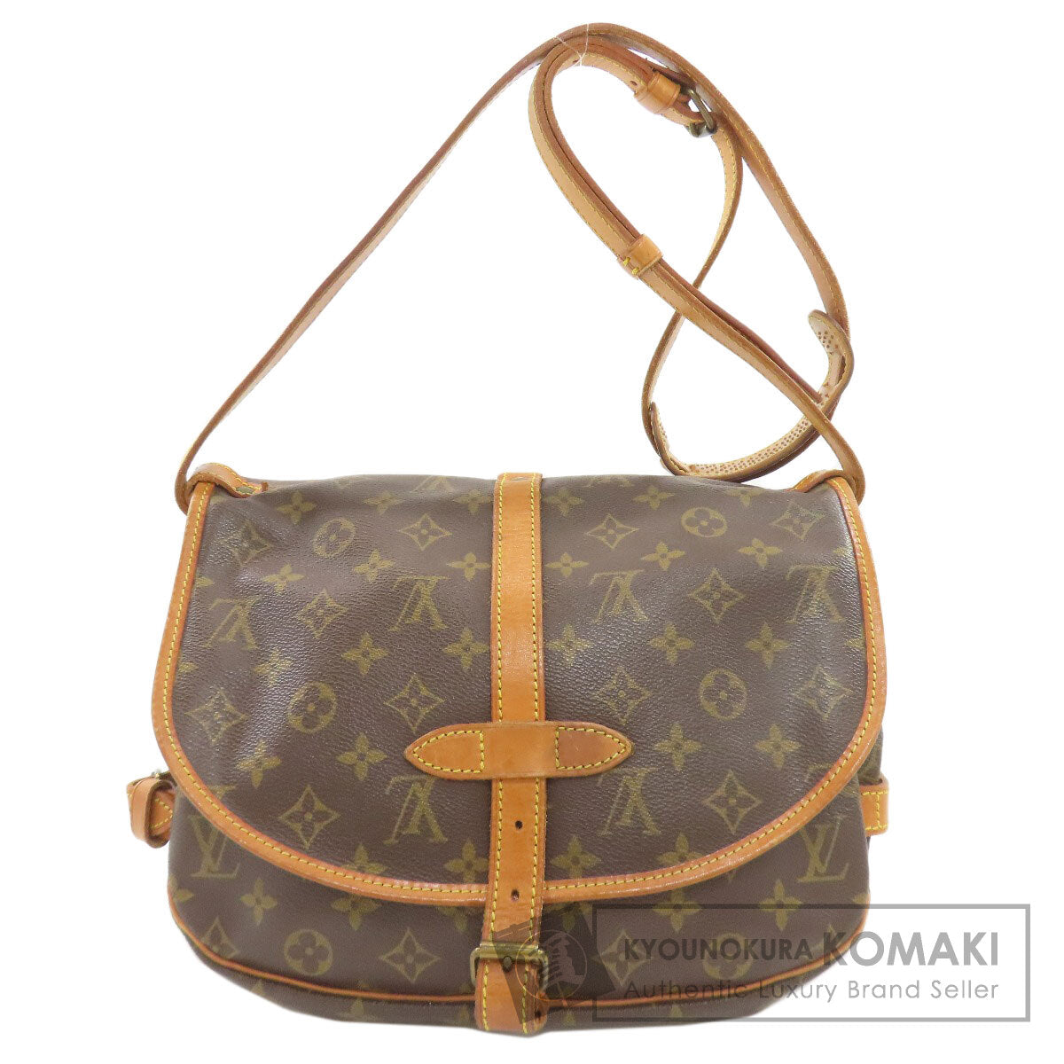 LOUIS VUITTON M42256 Saumur 30 Shoulder Bag Monogram canvas Ladies [Used]