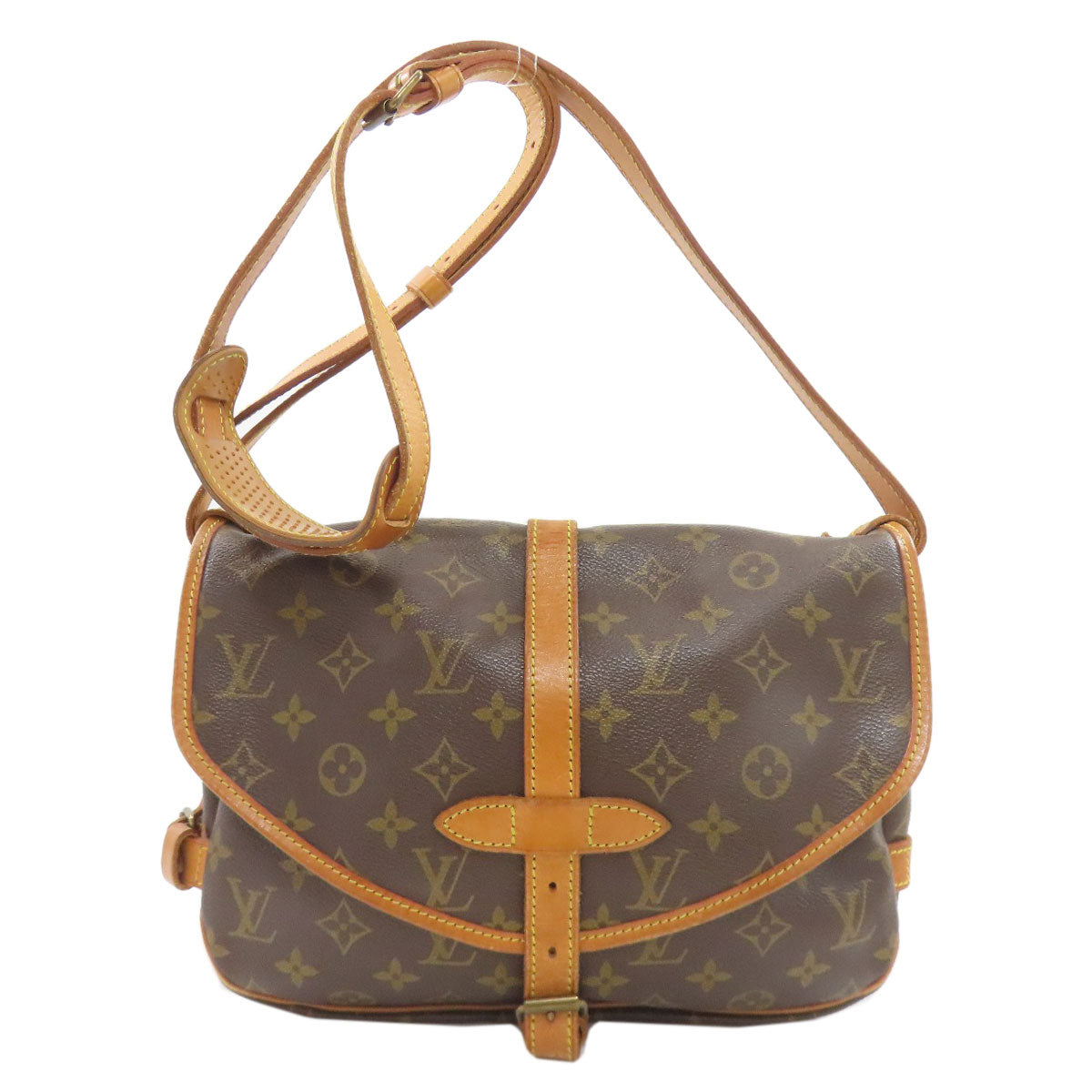 LOUIS VUITTON M42256 Saumur 30 Shoulder Bag Monogram canvas Ladies [Used]