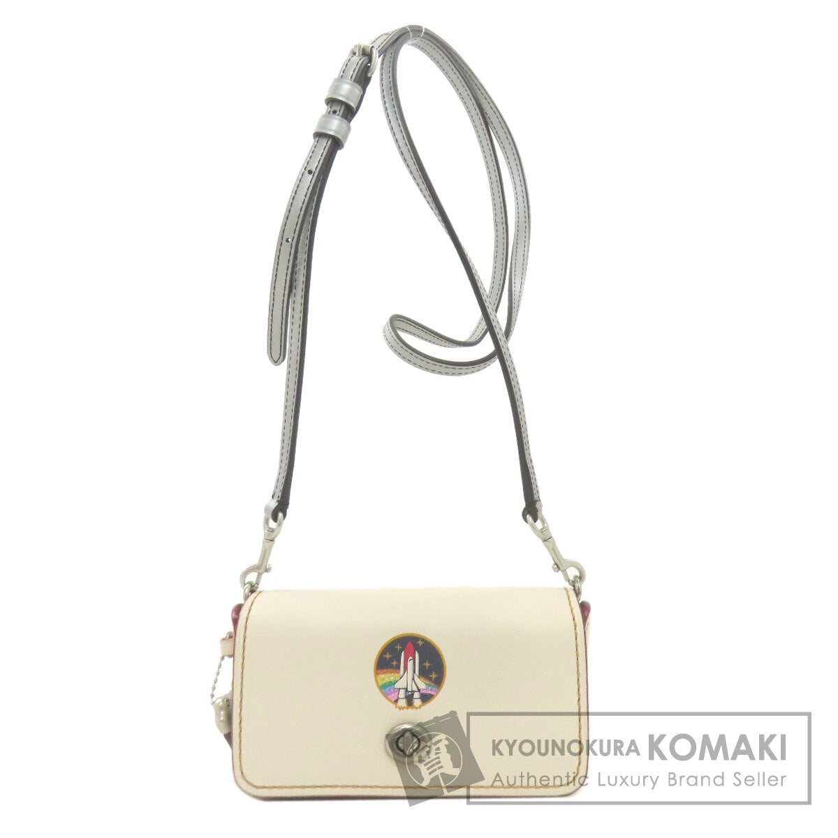 COACH 10862 Space Collection Shoulder Bag Leather Ladies [Used]