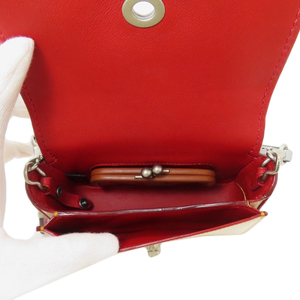 COACH 10862 Space Collection Shoulder Bag Leather Ladies [Used]