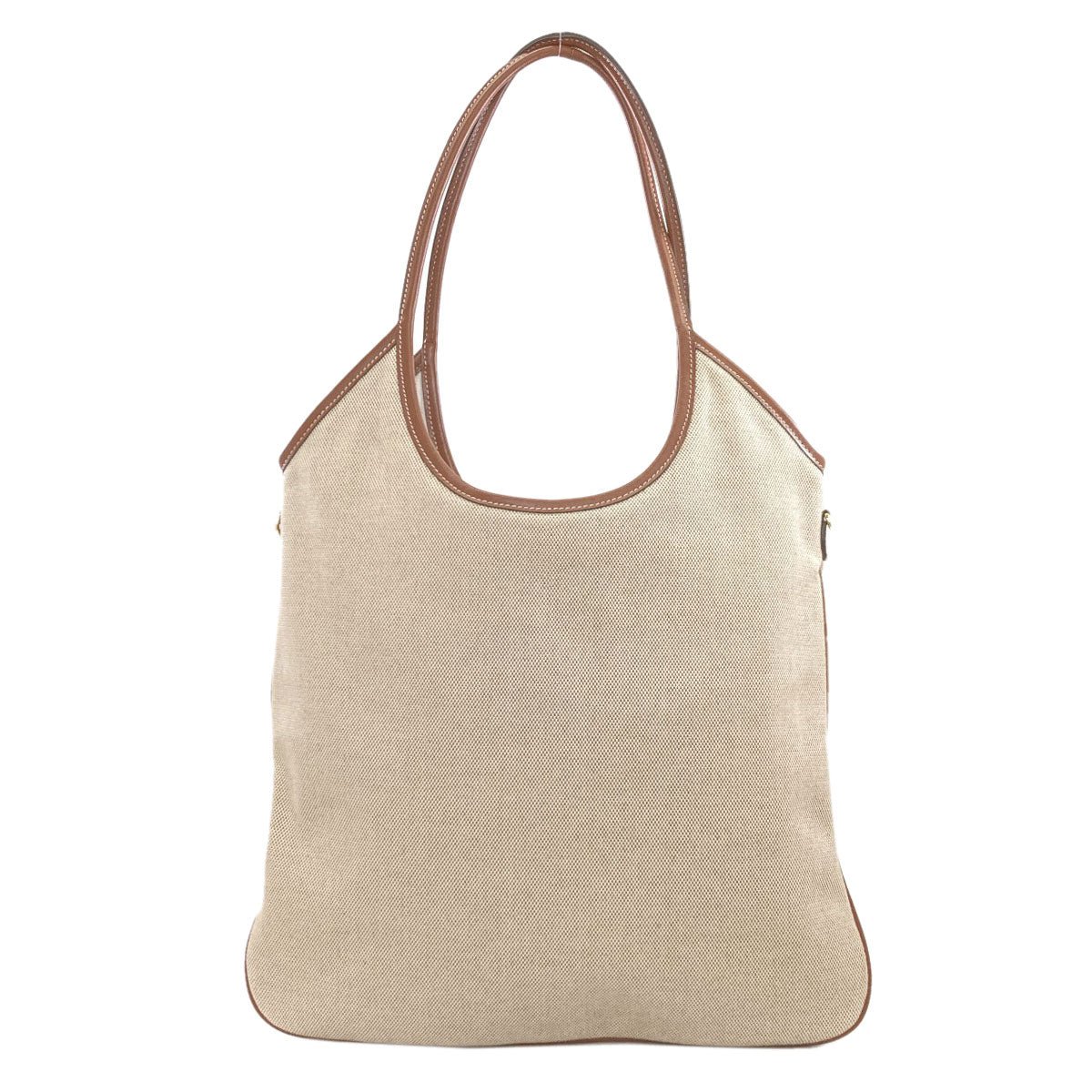 MIUMIU logo Tote Bag Canvas Ladies [Used]